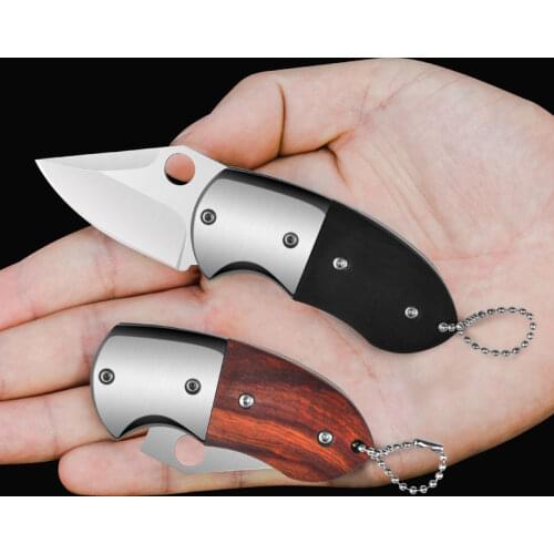 Outdoor Tactical Camping Hunting Survival Pocket Folding Knife Keychain Defense Tool Mini EDC Multi Knives Portable Knife
