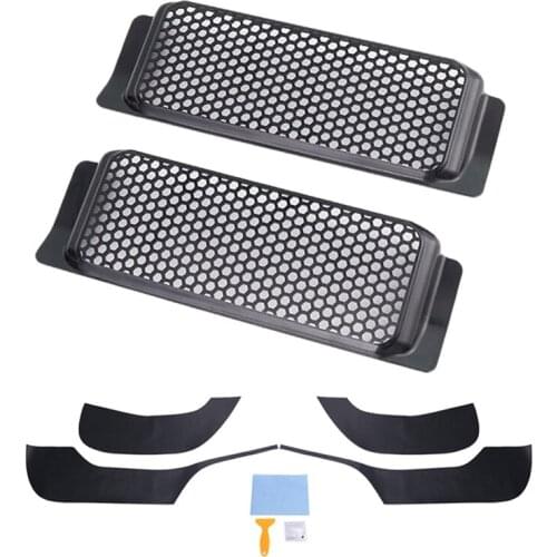 Air Conditioning Outlet Dust Covers with Car Door Anti Kick Pad Protection Side Edge Film Protector Stickers