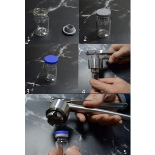 Manual Vial Crimper Hand Sealing Machine Hand held Capping Machine Bottle Capper