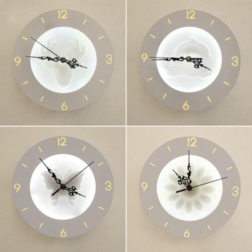 Modern minimalist LED wall lamp clock wall lamp living room bedroom bedside lamp interior lighting decoration WF1212255