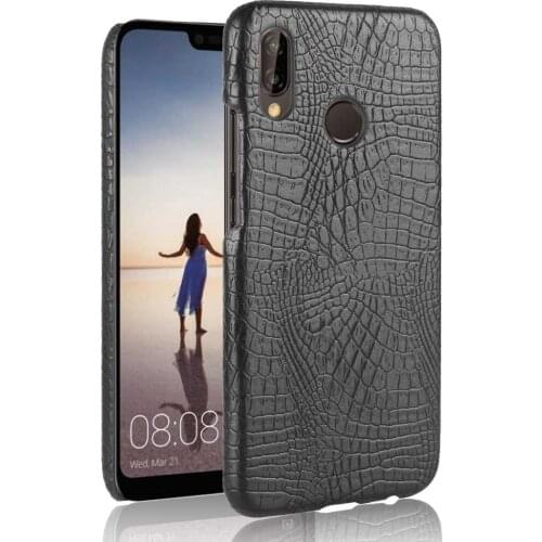 SUBIN New Case For Huawei honor play COR-AL00 Luxury Crocodile Skin PU Leather Mobile phone Back Cover Phone Protective Case