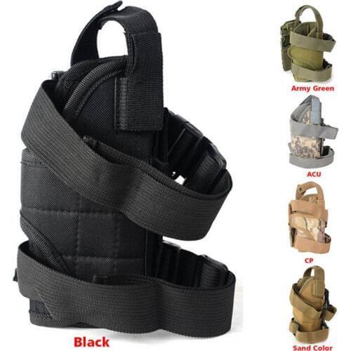 1 pcs Tactical Tornado Universal Pistol Thigh Leg Holster Fo Right Hand Military Thigh Holster Gun Holster Woodland