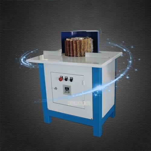 380V 0.75KW Woodworking Vertical Manual Single-head Polishing Machine Special Shape Wood Hanger Wood Board Sanding Machine