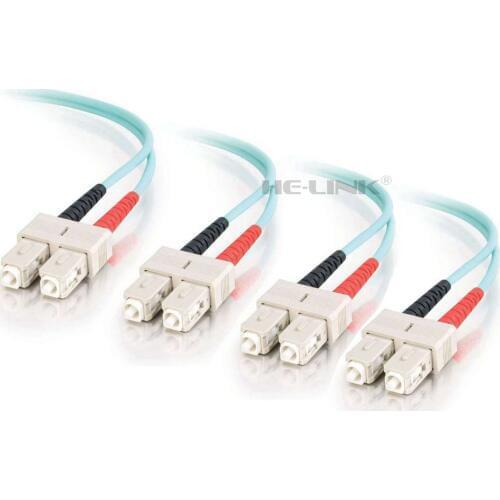 LODFIBER 250M SC-SC Outdoor Armored 10G OM3 MM 8 Strands Fiber Optic Cable Patch Cord