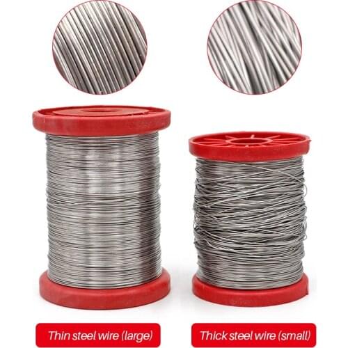 1 Roll 500g Stainless Steel Wire Beehive Nest Box Foundation Installation Bee Hives Frames Equipment Beekeeping Tools