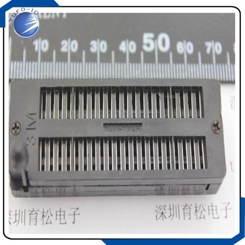 2PCS/LOT 3MM black silver plated locking seat 40P lock block 40P live seat 40PIN test socket seat connector