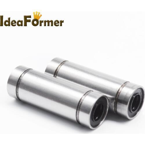2pcs LM6LUU LM8LUU LM10LUU 6/8/10mmLonger Linear Ball Bearing Bushing Linear Bearings CNC parts 3d printer parts