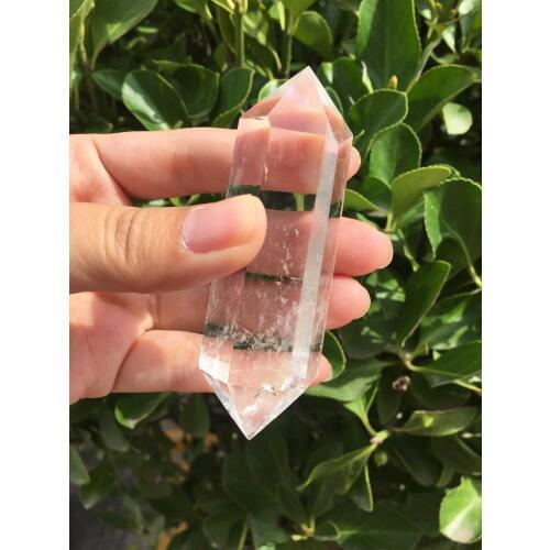 70g NATURAL CLEAR QUARTZ CRYSTAL DT WAND POINT Healing