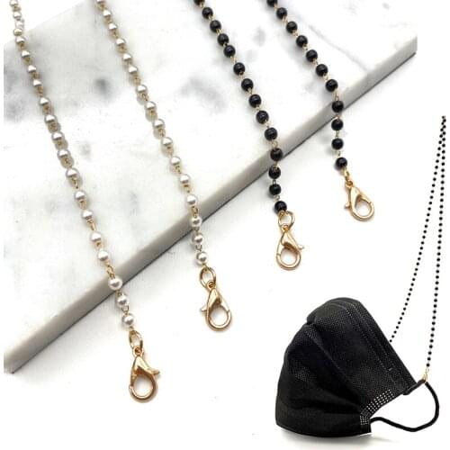 Fashion Pearl Mask Chains Eyeglasses Chain For Women Retro Metal Sunglasses Lanyards Eyewear Cord Holder Neck Strap Dropshipping