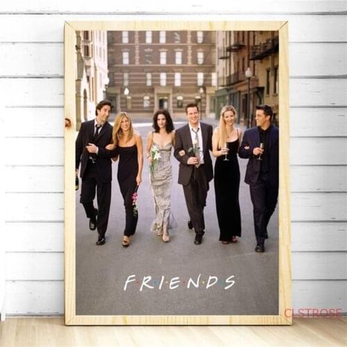 Friends TV Show Classic Quote Posters and Prints Wall art Decorative Picture Canvas Painting For Living Room Home Decor Unframed
