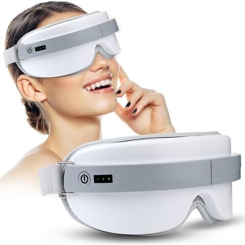 Electric Vibration Eye Massager Hot Compress Bluetooth Vibration Eye Care Instrument Eye Fatigue Reliever Eye Massaging Tool
