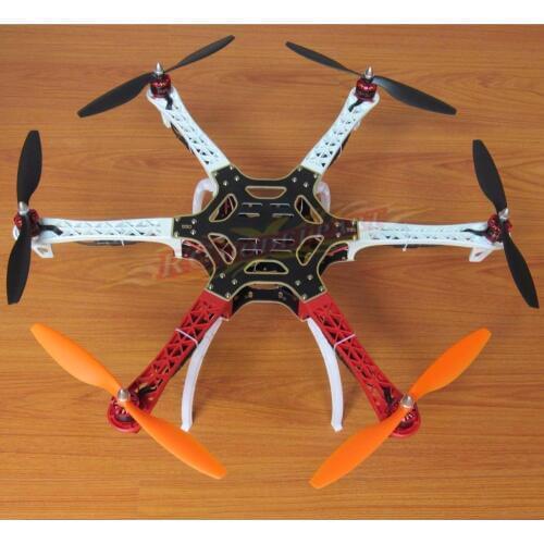 F550 ATF Hexacopter Frame Kit & HP 2212 920KV Brushless Motor DYS Simonk 30A ESC Gemfan 1045 Propeller