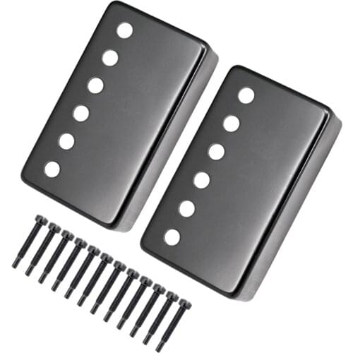 Lovoski Brass Humbucker Pickup Covers Double Coil Pickup Cover Guitar Parts