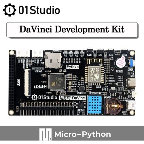 01Studio DaVinci TKM32F499 Display Development Board Micropython ARM STM32 MCU Compatiable with 4.3 7 Inch RGB LCD