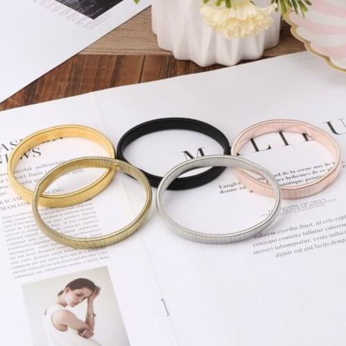 Y166 Arm Warmer Shirt Sleeve Holder Metal Anti-Slip Elastic Bracelets Stretch Armband