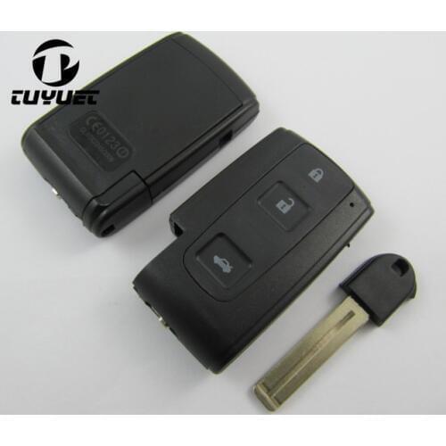 NEW !Smart Key Card Shell For Toyota Crown 3 Button (With Smart Key Blade )