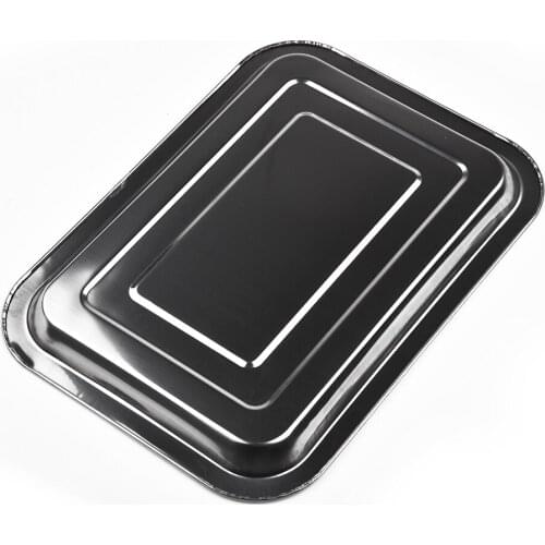 Stainless Steel Baking Tray Rectangle Baking Sheet Pan Non-stick Chips Basket Baking Dish For Toaster Oven Cookie Baking
