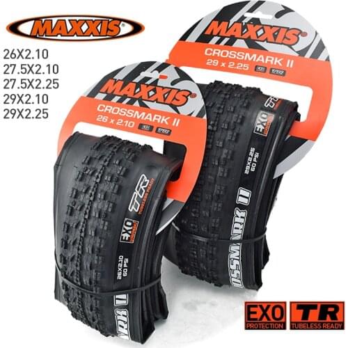 1pc MAXXIS CrossMark II MTB Tires 26x2.1 27.5x2.1/2.25 29x2.1/2.25 Folding Tyre EXO Protection TR Tubeless Ready for XC Racing