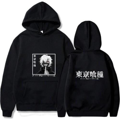 Tokyo Ghoul Hoodie Long Sleeve Loose With Pockets Winter Male and Female