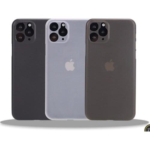 0.3mm Ultra Thin frosted Case For iphone 11 Pro MAX X Xr Xs Max Matte Plastic Back Cover Case For iphone 11 Pro Max Fashion Case
