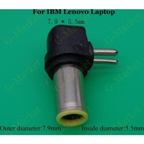 20pcs/lot 7.9 x 5.5mm Universal AC DC 2 Pin Charger Tip Power Adapter Notebook Laptop,DC Power 7.9/5.5 Plug Jack