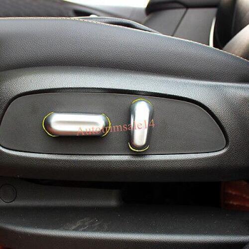 4*ABS Matt Inner Seat Adjustment Control Cover Trim for Chevrolet Equinox 2018