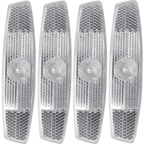 4Pcs Mountain Bike Spokes Reflective Strips Reflector Lights Bicycle Wheel Lights Bicycle Lights Reflectors Spoke