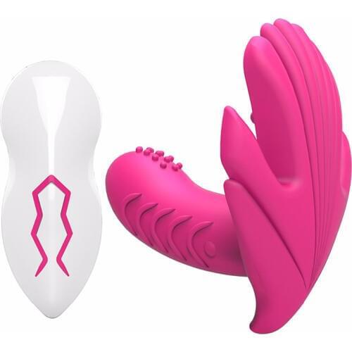 7 Mode Wireless Remote Butterfly G-Spot Dildo Vibrator Female Masturbator Out Wearable Vibrator Panties Adult Sex Toys for Woman