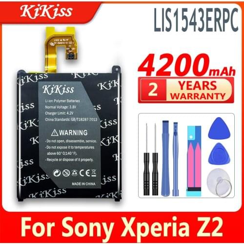 4200mAh LIS1543ERPC Battery For Sony Xperia Z2 L50 L50w Sirius SO-03 D6503 D6502 hone High Quality Battery+TOOL