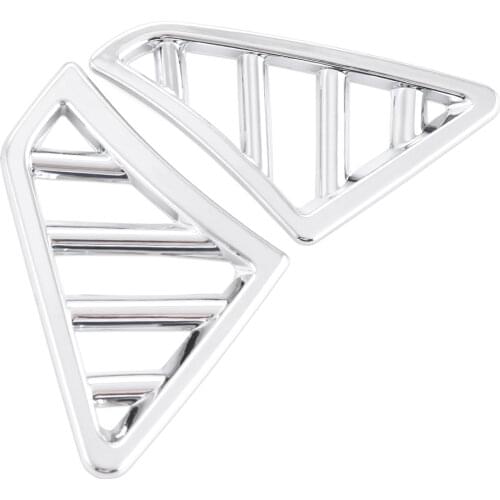 2PCS outlet sequins dedicated interior chrome trim changes For KIA RIO K2 2011 2012 2013