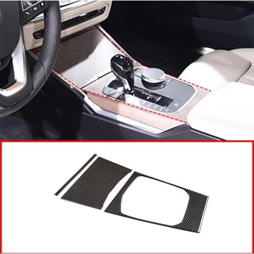 For BMW 3 Series G20 G28 2020 Car Interior Center Console Gear Shift Decoration Panel Cover Trim Accessories Left Driving