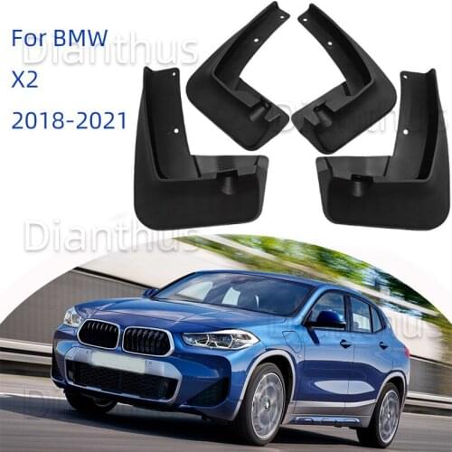 For BMW X2 2018 2019 2021 Car Mudguard Anti-splash Anti-Fouling Front Rear Fender Accessories