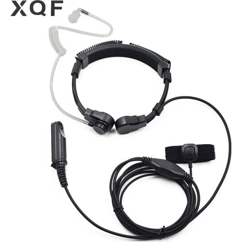 Walkie Talkie PTT Mic Throat Microphone Laryngophone Headset for Baofeng UV-9R Plus UV-XR BF-A58 BF 9700 GT-3WP UV-5S CB Radio
