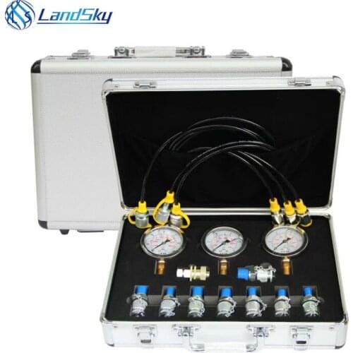 Yellow jacket gas pressure gauge Hose Coupling Tools Excavator test pressure test gauges hydraulic testing equipment