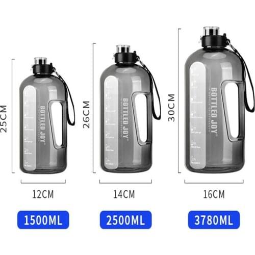 Newest Large-Capacity Sports Fitness Scale Big Water Cup Summer Space Cup Large Portable Water Bottle Ton Barrel Kettle