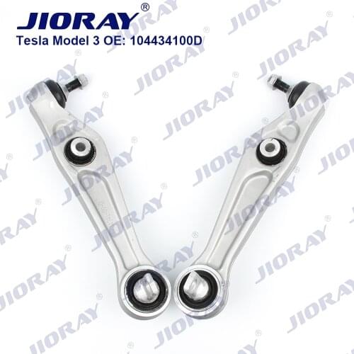 JIORAY Pair Front Left Right Lower Suspension Control Arm Straight For Tesla Model 3 104434100D 1044341-00-D