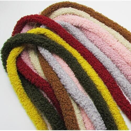 5Meter/lot Plush velvet Headband Cover Padded Appliques DIY handmade Children Hair Accessories