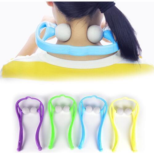 Mini Handheld Body Anti Cellulite Massage Cell Roller Plastic Neck Shoulder Back Pain Relief Massager Creeper Wheel Roller Ball