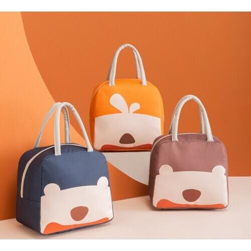Thermal Insulation Hot Lunch Bag Thermal Insulation Womens Picnic Lunch Box Student Thermal Insulation Bag Fresh Food Container