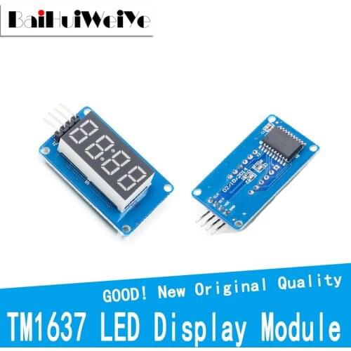 TM1637 LED Display Module For Arduino 7 Segment 4 Bits 0.36 Inch Clock RED Anode Digital Tube Four Serial Driver Board Pack DIY