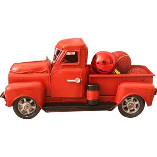 1pcs Creative Antique Vintage Car Model Classic Home Decoration Crafts Christmas Decorate Supplies Metal Miniatures Car