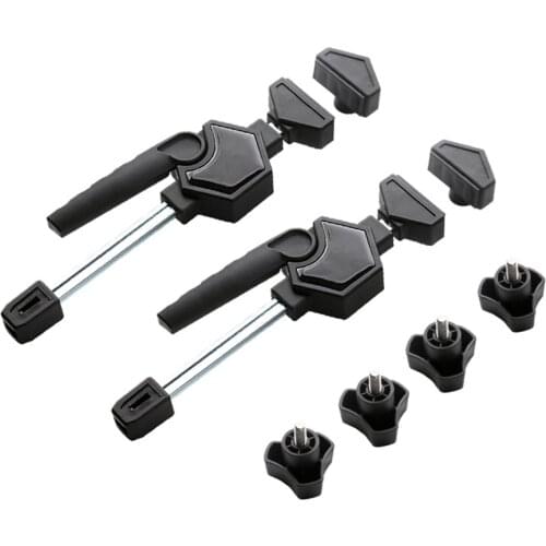 2021New 2Pcs/set Woodworking Clamp Fixing Clips fixing the wood material for Table Fence T Track Slot Fenceclamp