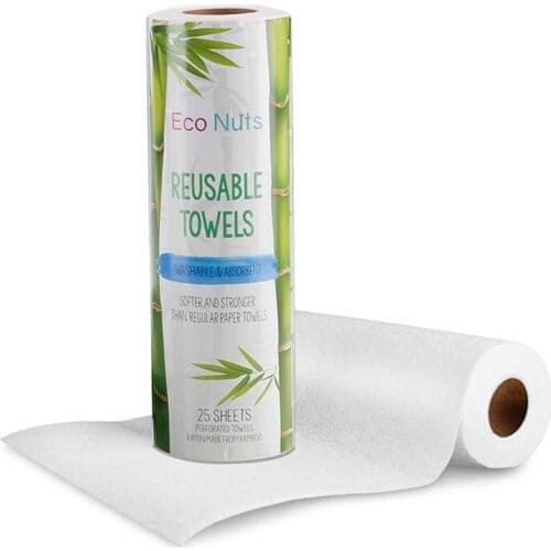 28*30CM 25PCS Multipurpose Bamboo Microfiber Rag Dish Towel Kitchen Absorbent Eco-Friendly Dish Cloth Kitchen Cleaning Towels