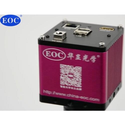 EOC 5MP CCD Industry Camera Measure Function HDMI-compatible and PC Connect Screen Monitor Electronic Digital Video Microscope