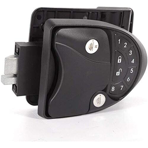 RV Camper Trailer Caravan Keyless Entry Door Lock Latch Handle Knob Deadbolt with remoter
