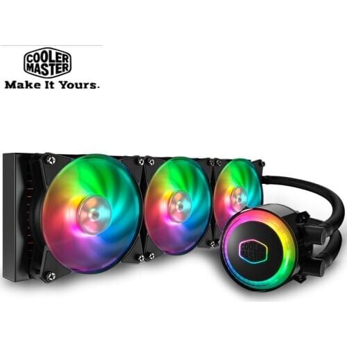 Cooler Master MLX-D36M-A20PC-R1 ML360 ARGB CPU Water Cooler Quiet 120mm Liquid Cooling Fan For Intel 115x 2011 2066 AMD AM4