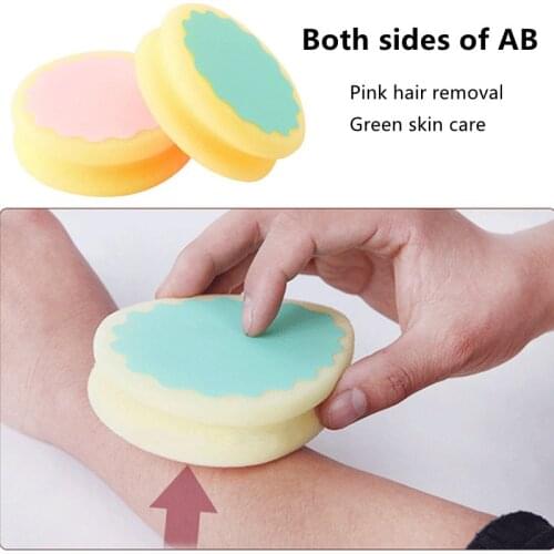 Magic Painless Hair Removal Depilation Sponge Pad Remove Hair Remover Effective Tool Epilator Pad Shaving Remover Cream Removal