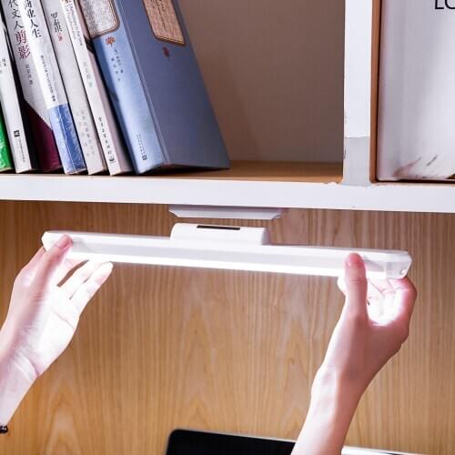 Magnetic Table Lamp Wireless Touch LED Desk Lamp Chargeable Home Cabinet Study Reading Lamp Stepless Dimming USB Night Light