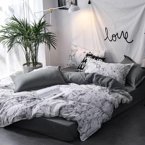 Fashion Bedding Set 3pcs Bed Linen Set Queen King Nordic Duvet Cover Set Quilt Cover Bedclothes Pillow Case Home Decor Textile