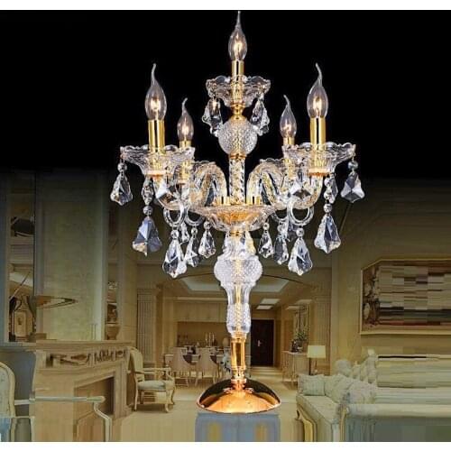 Lighting Beside Luxury Crystal Table Lamp Nordic American Luxury Crystal Decoration Lamp Modern Crystal Table Lights Living Room